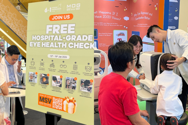 MOG is offering free hospital-grade eye screenings at Sunway Velocity Mall until Jan 18