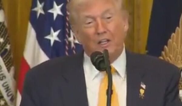 Mentally Gone Trump Shows Up At Black History Month Event To Rant About Joe Biden