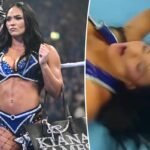 WWE star Kiana James suffers wardrobe malfunction during live elimination match