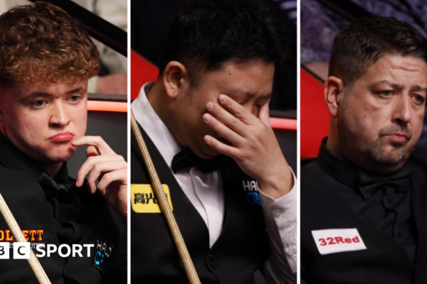 Stan Moody (left), Zhang Anda (centre) and Matthew Stevens