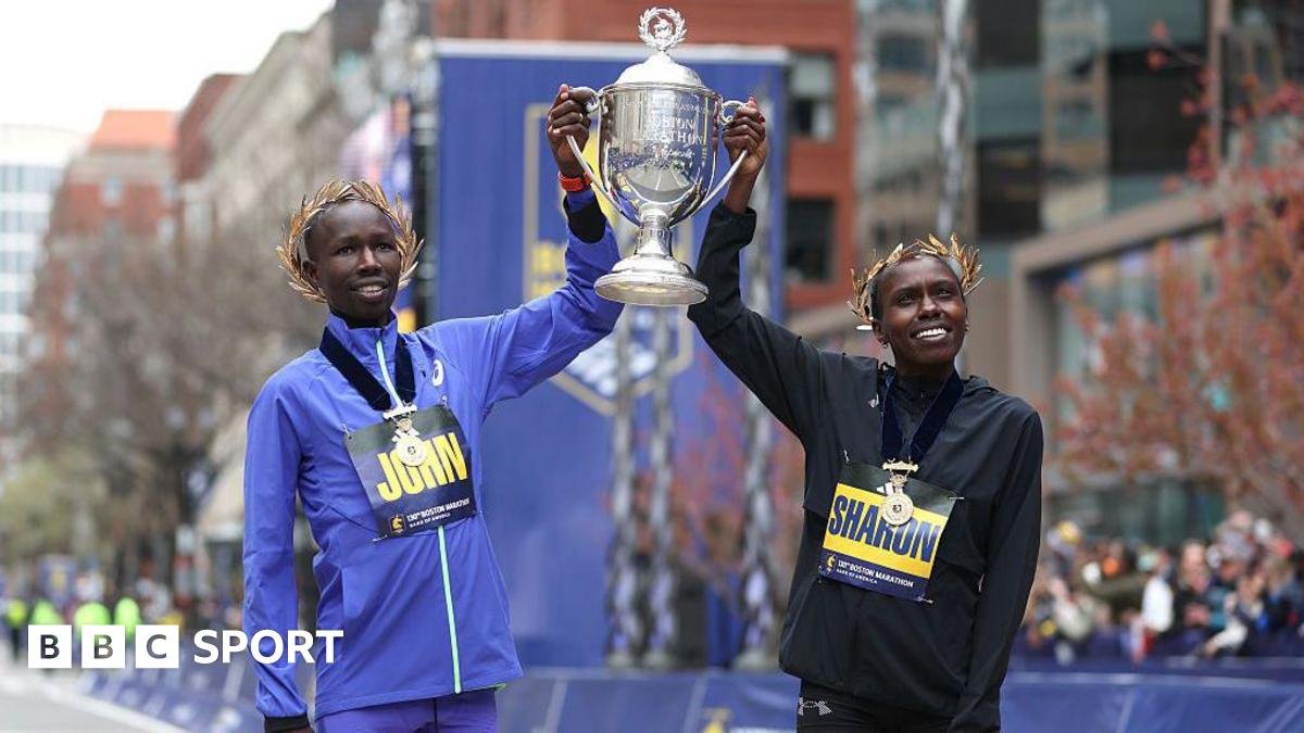 Korir defends Boston Marathon title with course record