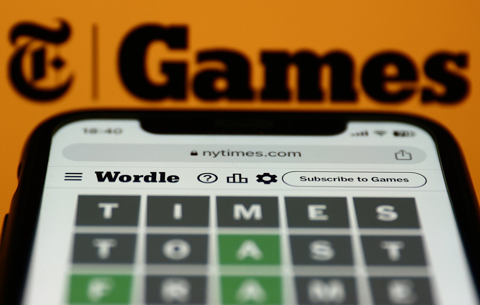 Today’s Wordle answer and hints for #1769 on April 23