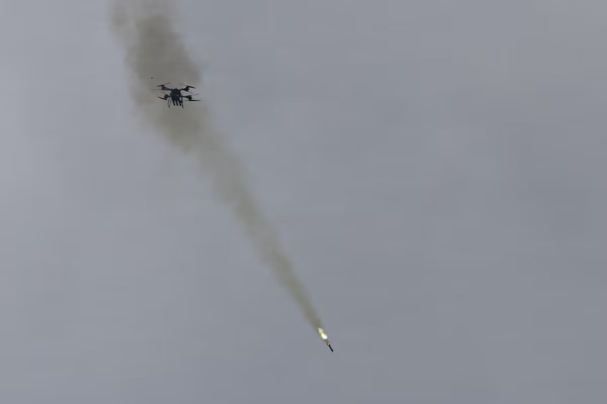 Army turns resupply drone into rocket launcher in new test