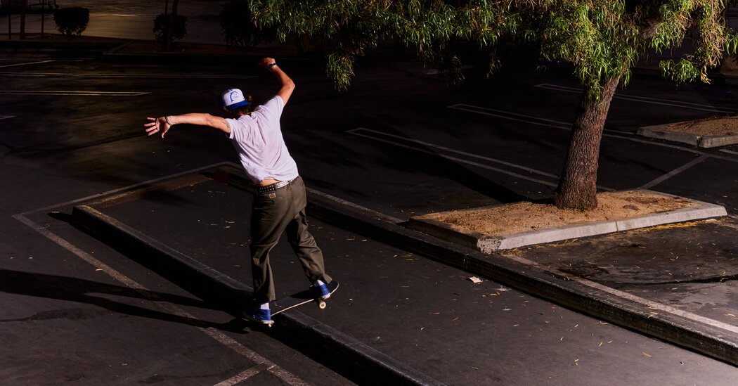 At an LA Costco, Skateboarding and Learning About Loss