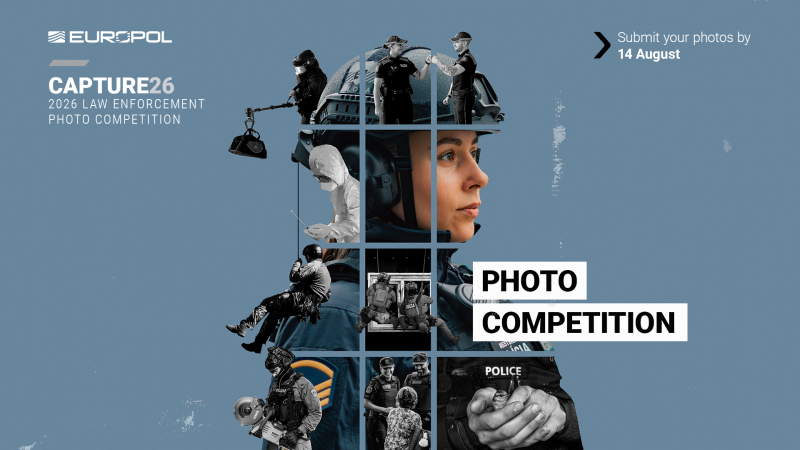 Europol launches Capture26, the 2026 law enforcement photo competition