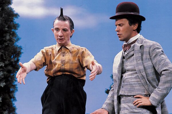 Martin Short and Billy Crystal performing together