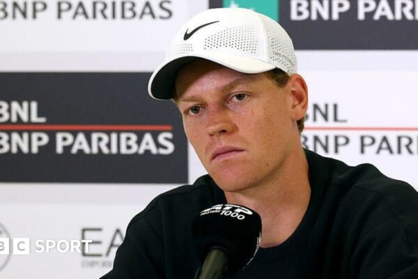 World number one Jannik Sinner
