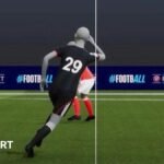 VAR offside decision showing Jule Brand to be played onside by Lotte Wubben Moy