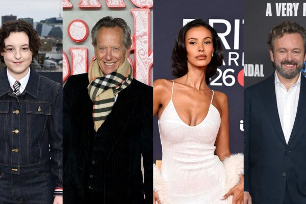 Bella Ramsey, Richard E. Grant, Maya Jama and Michael Sheen.