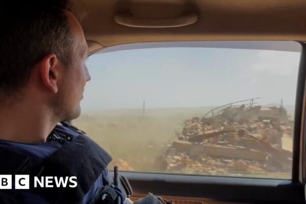 BBC sees destroyed villages in Israeli-occupied southern Lebanon