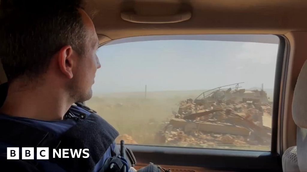 BBC sees destroyed villages in Israeli-occupied southern Lebanon