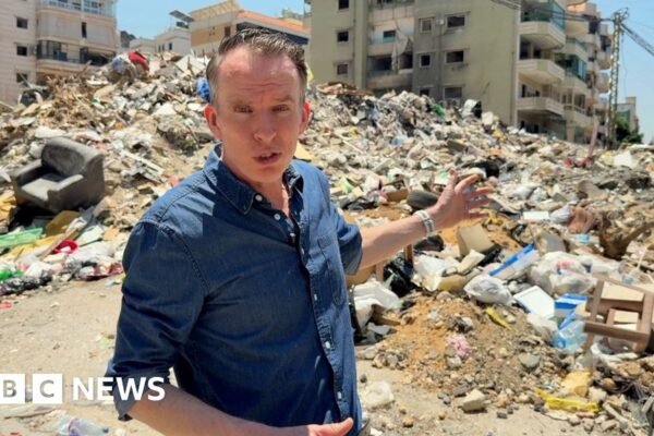 Defiance in Beirut's Hezbollah stronghold during fragile ceasefire