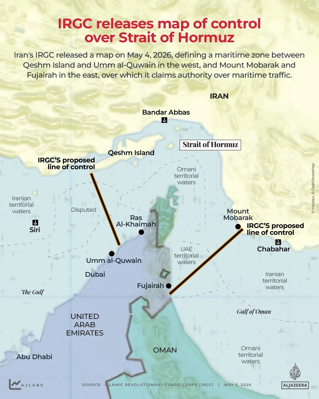 INTERACTIVE - IRGC releases map of control over Strait of Hormuz - May 5, 2026-1777975253