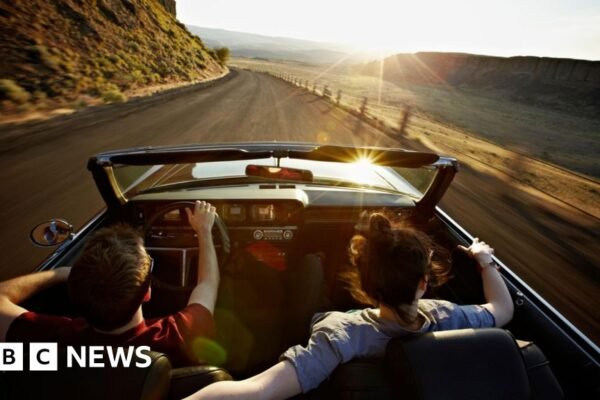 Is the convertible heading into the sunset?