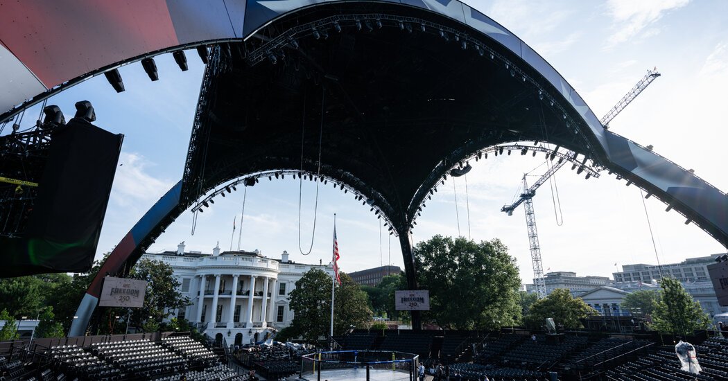 Merger Cleared, David Ellison to Join Trump at U.F.C. Bouts