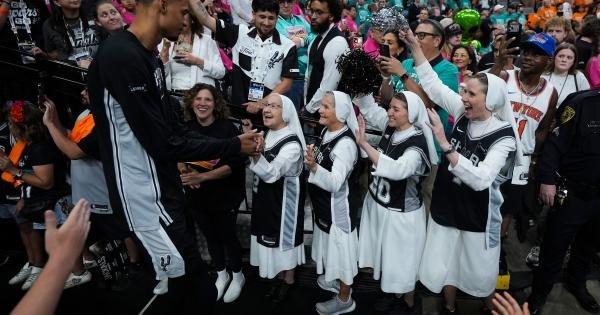 The superfans known as the 'Spurs Nuns' aim to bring divine intervention to the NBA Finals