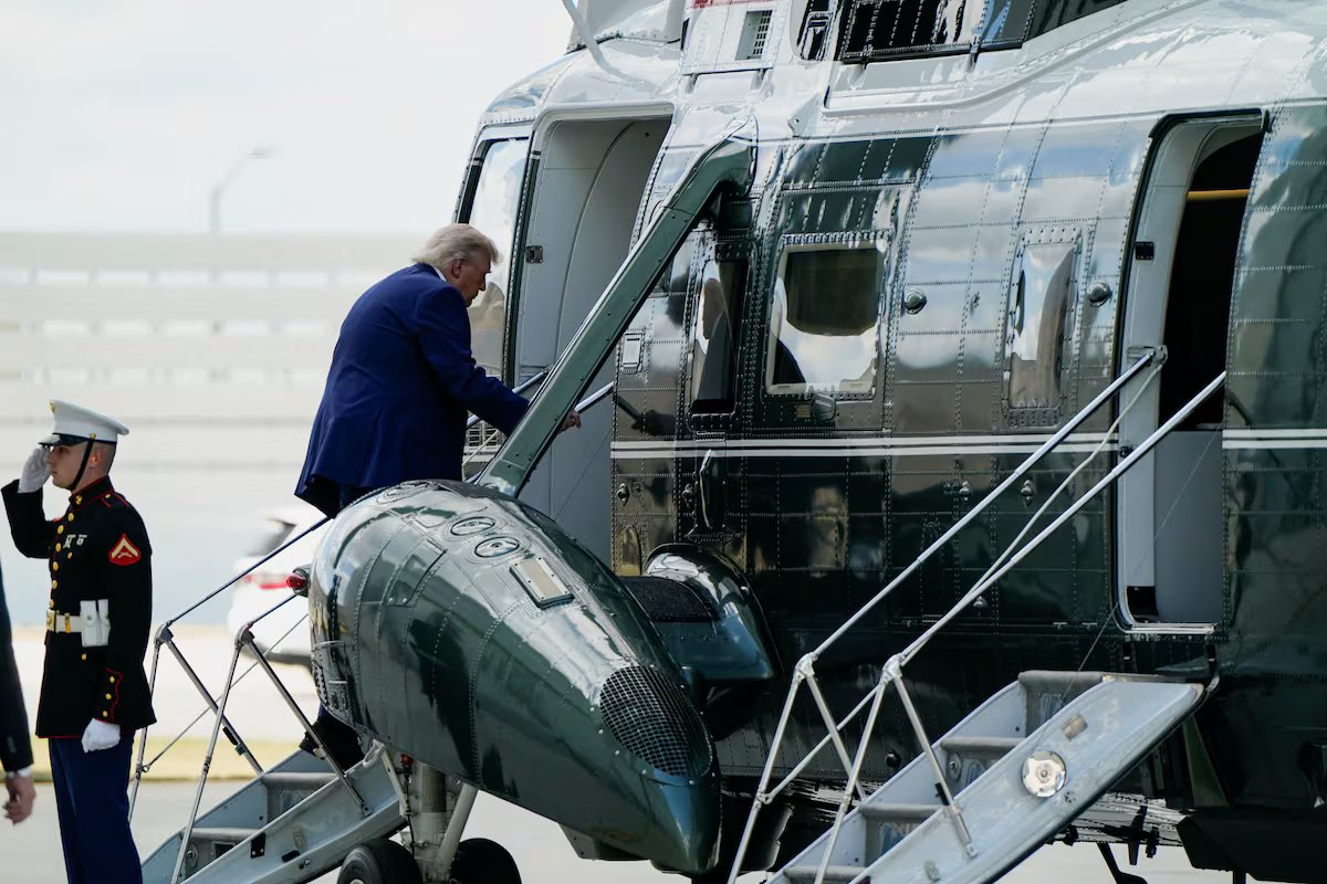 Trump heads to Camp David as questions swirl over Iran deal