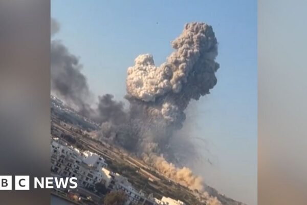 Watch: Explosion at fireworks factory in Malta