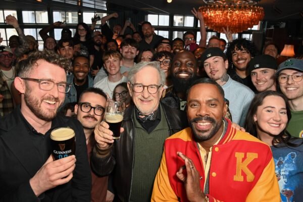 Watch Steven Spielberg make surprise appearance at London pub quiz