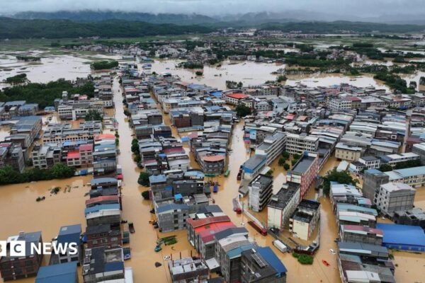 'The water just came so fast': Typhoon triggers floods and rare tornadoes in China