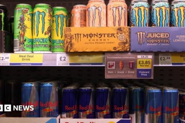 Energy drinks to be banned for under-16s in England from April