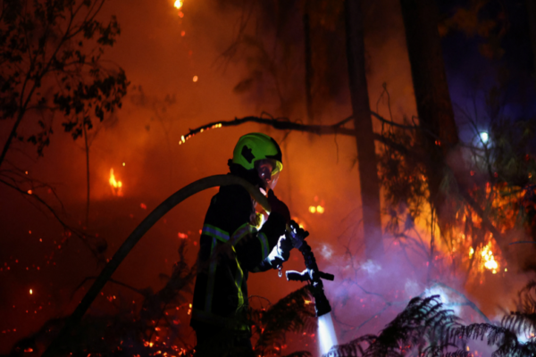France battles fire 'whirlwinds' as another 55,000 evacuated