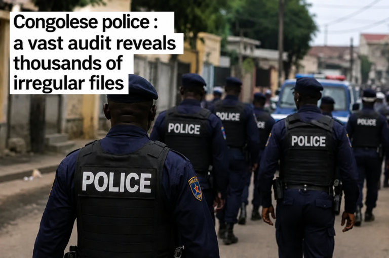 Congolese Police: Vast Audit Reveals Thousands of Irregular Files