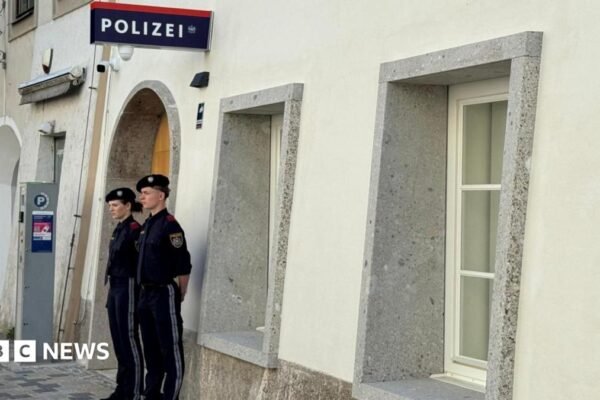 Police station opens at Hitler's birthplace in bid to rid site of Nazi link