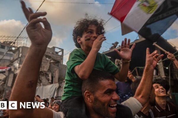 Watch: Gaza football fans watch World Cup from rubble