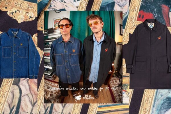 Yard Act launch clothing collaboration with Blue Flowers on trench coats, denim jackets and more