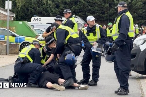 Arrests in Norfolk town as disorder continues for third night
