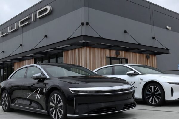 Lucid stock plunges as EV maker begins 'operational reset,' delays midsize vehicle