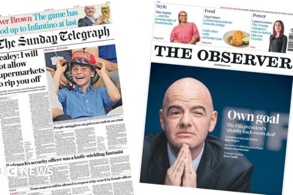The Papers: Chancellor 'warns' supermarkets and 'own goal'
