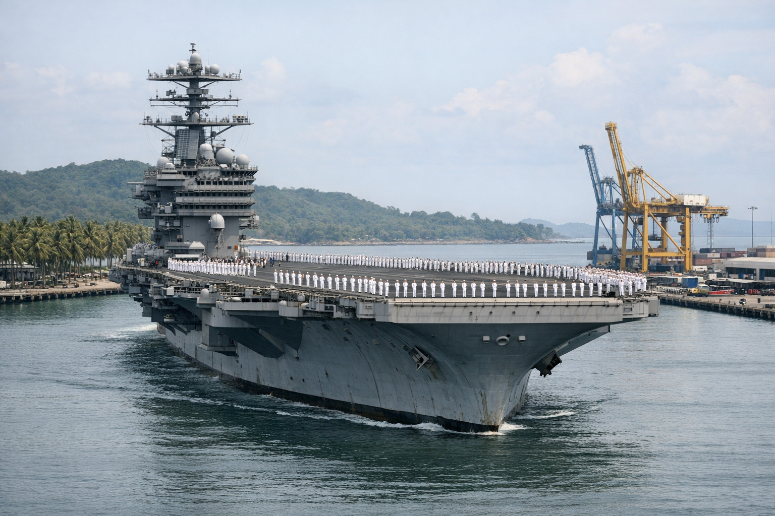 USS Abraham Lincoln to Make Thailand Port Call After 250 Days at Sea