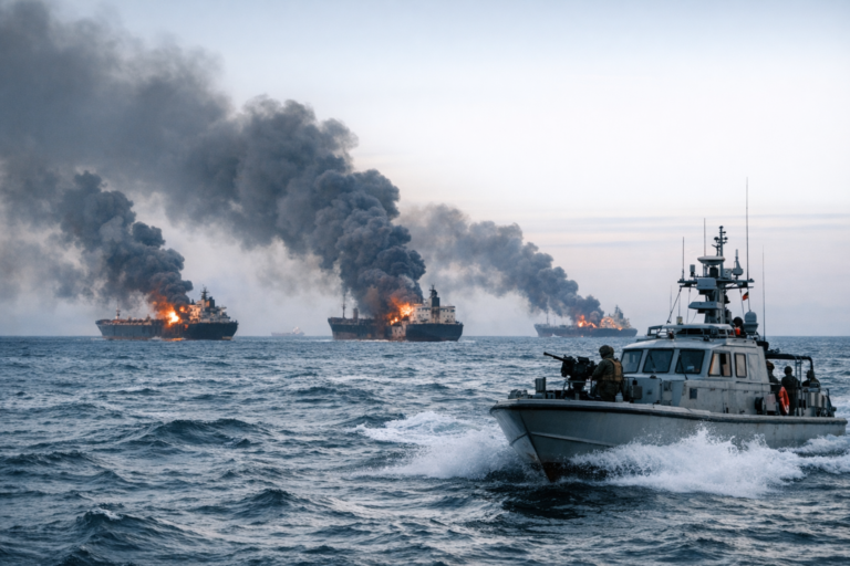 Missile and Maritime Strikes Escalate Tensions Between Iran and U.S.-Backed Forces