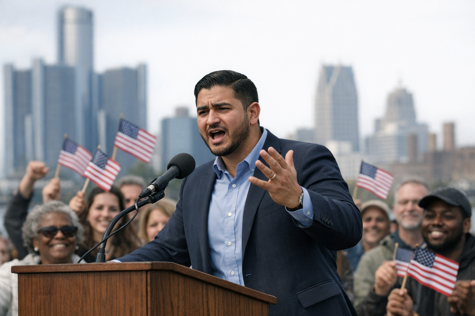 El-Sayed Rebukes Vance After ‘Very, Very Evil’ Remark at Detroit Rally