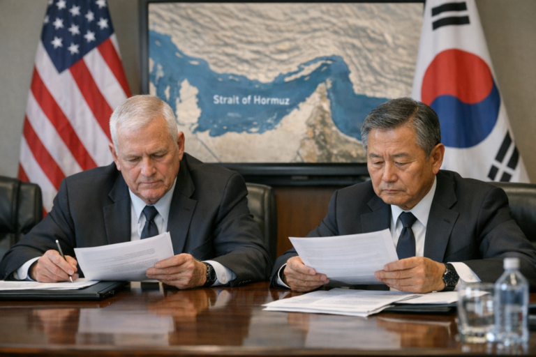 U.S. Pressure to Send Korean Forces to Hormuz Strains Alliance
