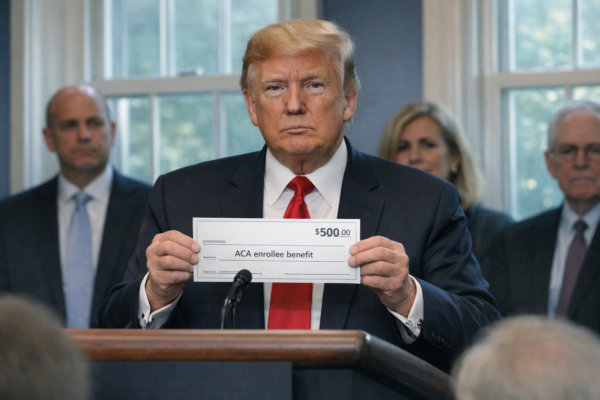 Trump Pledges 0 Checks for Select ACA Enrollees Ahead of Midterms
