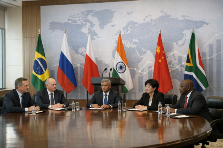 BRICS leaders press for closer economic cooperation as New Delhi talks continue