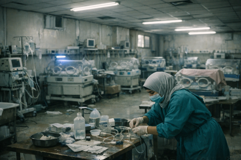 Newborns Share Incubators as Gaza Hospitals Buckle Under Shortages