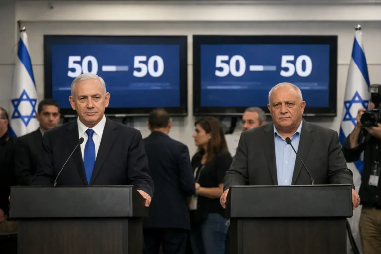 Netanyahu and Eisenkot Compete for Mandate as Israel Vote Points to Stalemate