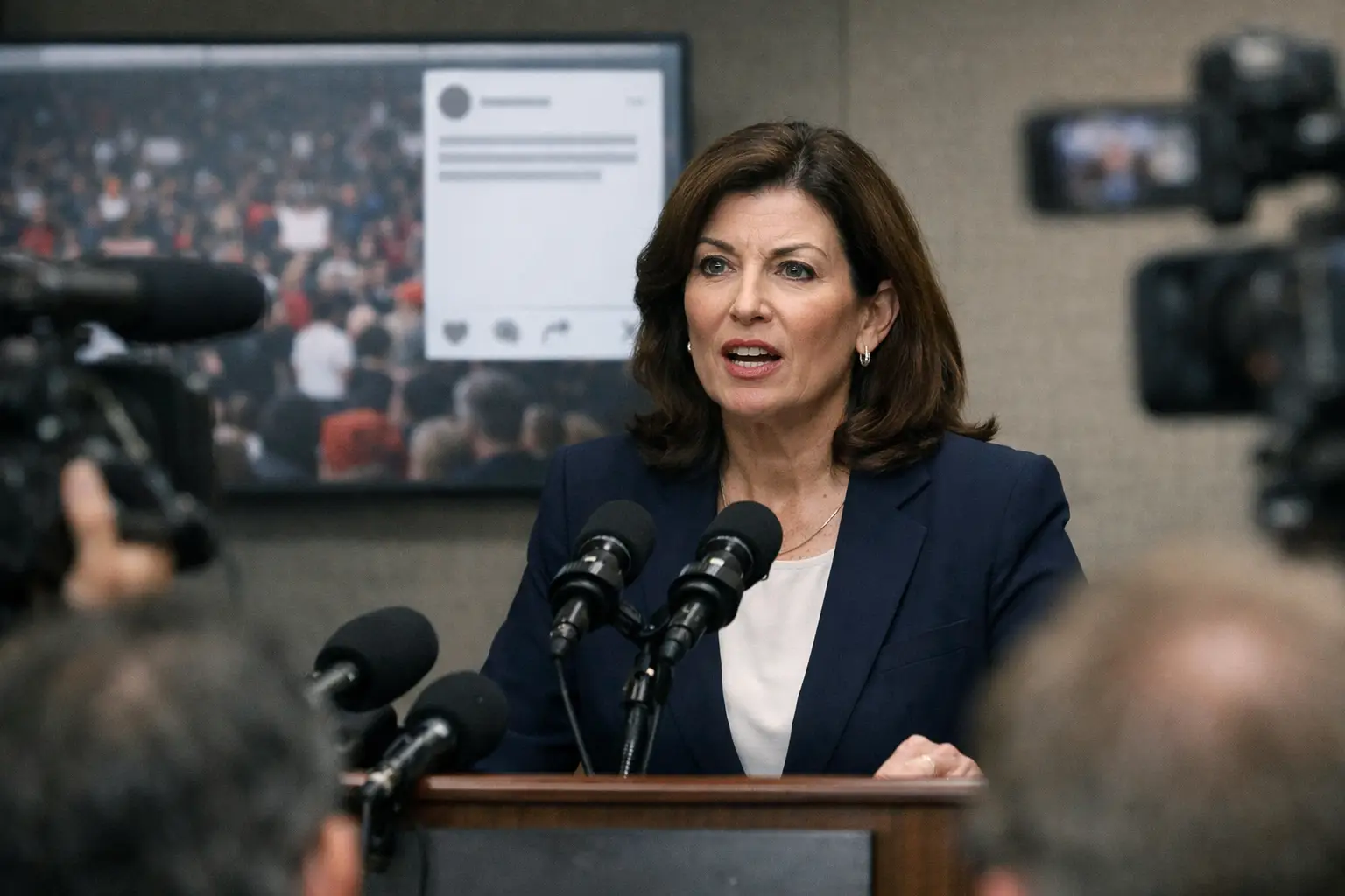 Hochul Rebukes Nicki Minaj as Trump Rallies Enter New York’s Political Conversation