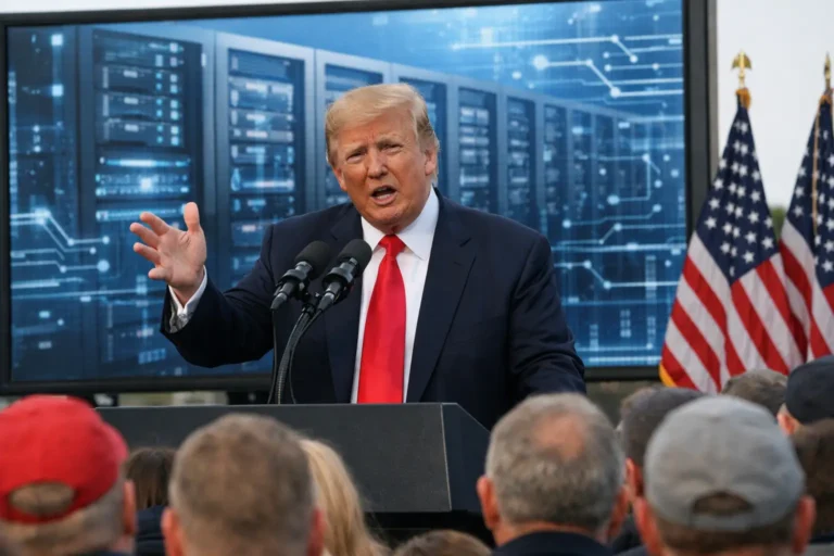 Trump Champions Data Centers in Ohio as Senate Contest Tightens