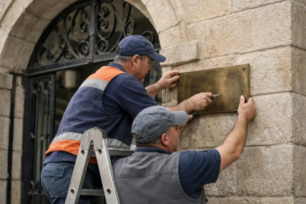 Signs Removed at British Consulate in East Jerusalem After Israeli Closure Order