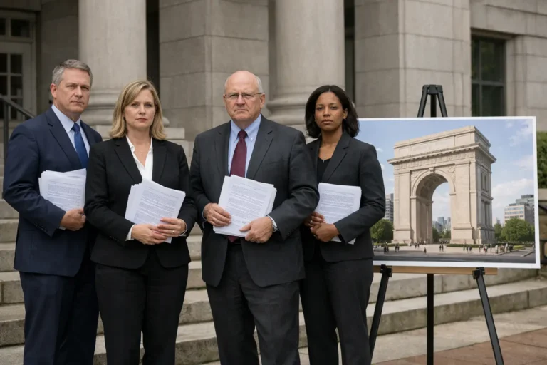 Arlington County sues to stop proposed 250‑foot Trump arch after federal approval