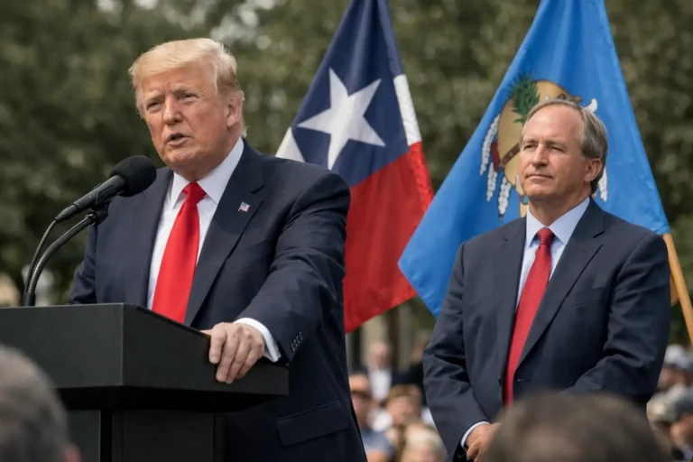 Trump’s Candid Remark About Paxton Draws Attention in Texas and Oklahoma
