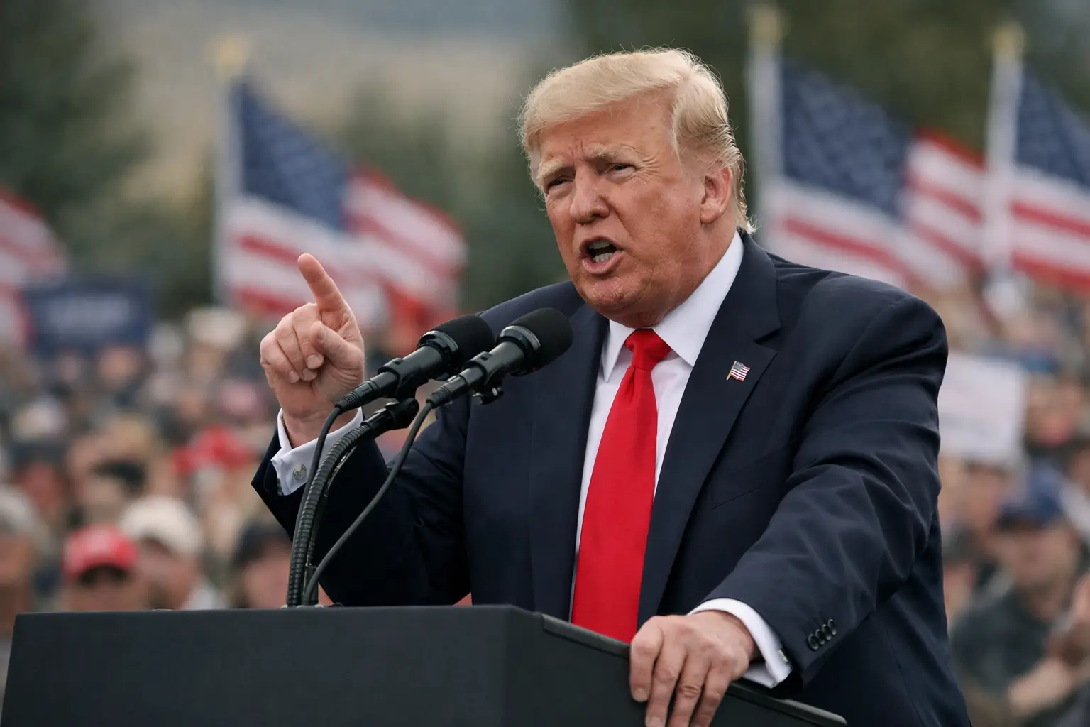 Trump Questions Who U.S. Is Negotiating With Over Iran at Montana Rally