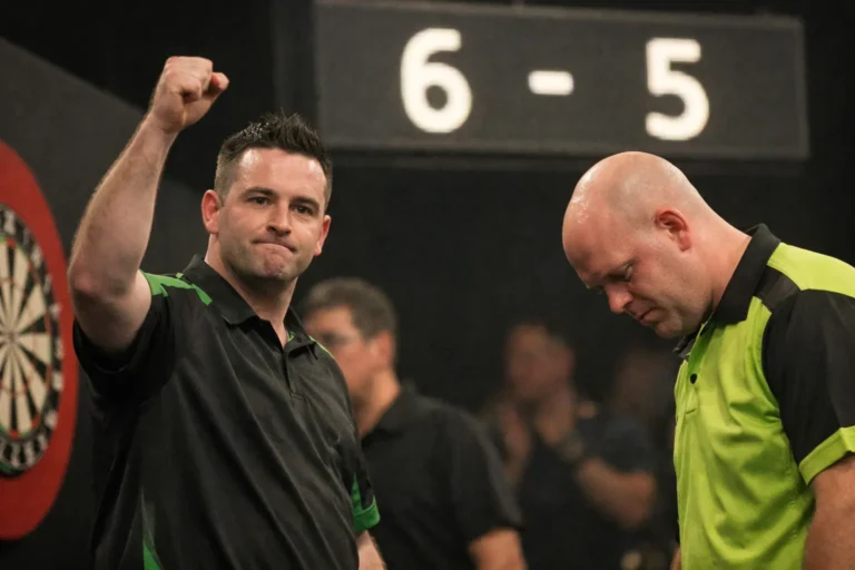 Van Gerwen Stunned in Narrow Defeat as O’Connor Advances at Dutch Championship