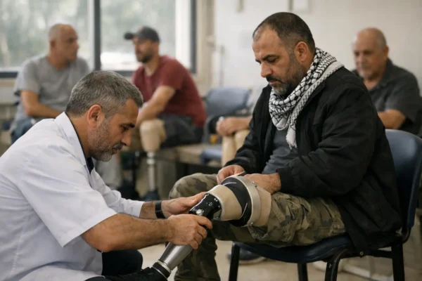 Gaza teen among hundreds receiving prosthetic care in Jordan and Gaza